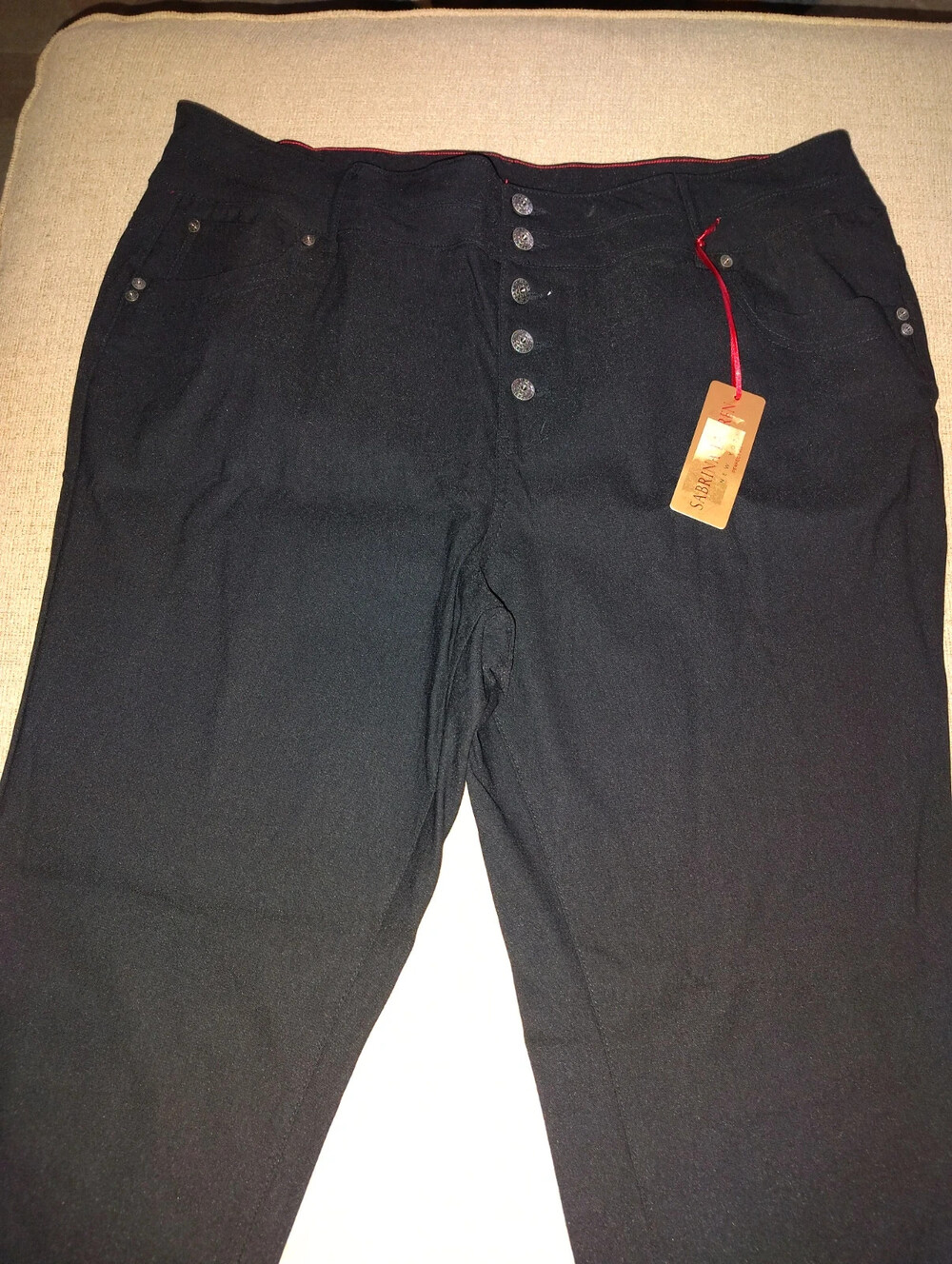 Ladies Stretch Pants 24W Black